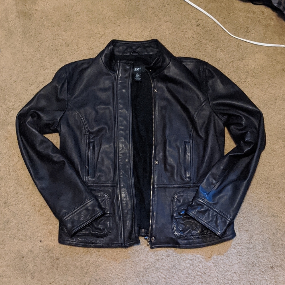 Small Women's ALFANI Faux Leather Jacket